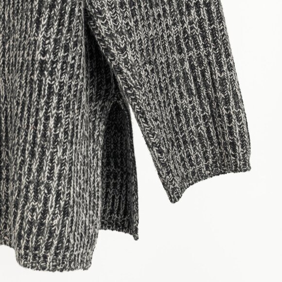 Acne Studios Grey Wool Ribbed Turtleneck Sweater - Picture 7 of 11